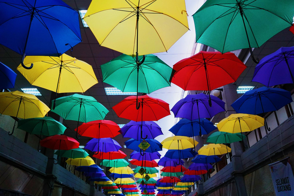 Sokak Süsleme Şemsiyeleri